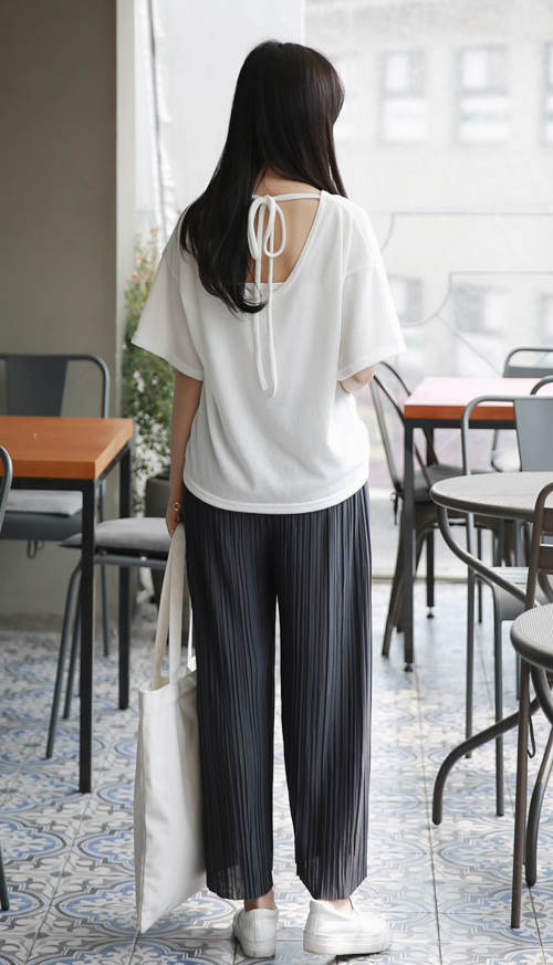 Wide Pleated Pants