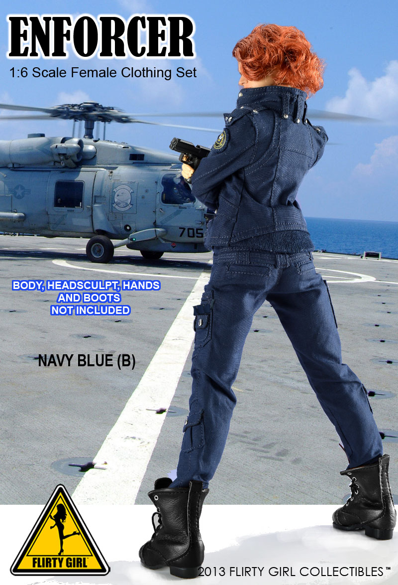 toyhaven: Flirty Girl Collectibles new 1/6 female clothing sets - female  combat uniform suits (three colors)