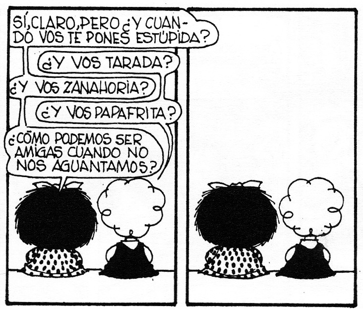 Sonrisas Argentinas : Mafalda, Susanita y la amistad