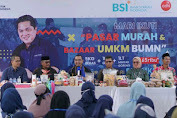 BSI Konsisten Dukung Usaha Lokal Via Pasar Rakyat UMKM BUMN di Langsa Aceh