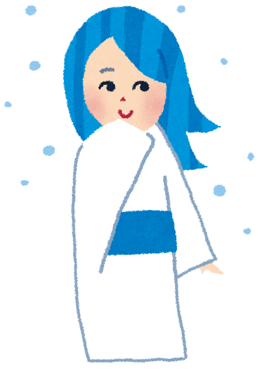 雪女のイラスト 妖怪 かわいいフリー素材集 いらすとや