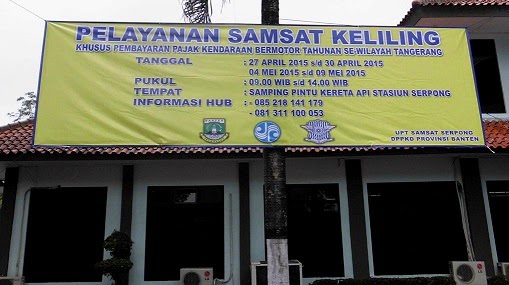 Samsat Serpong Buka Layanan  Samling