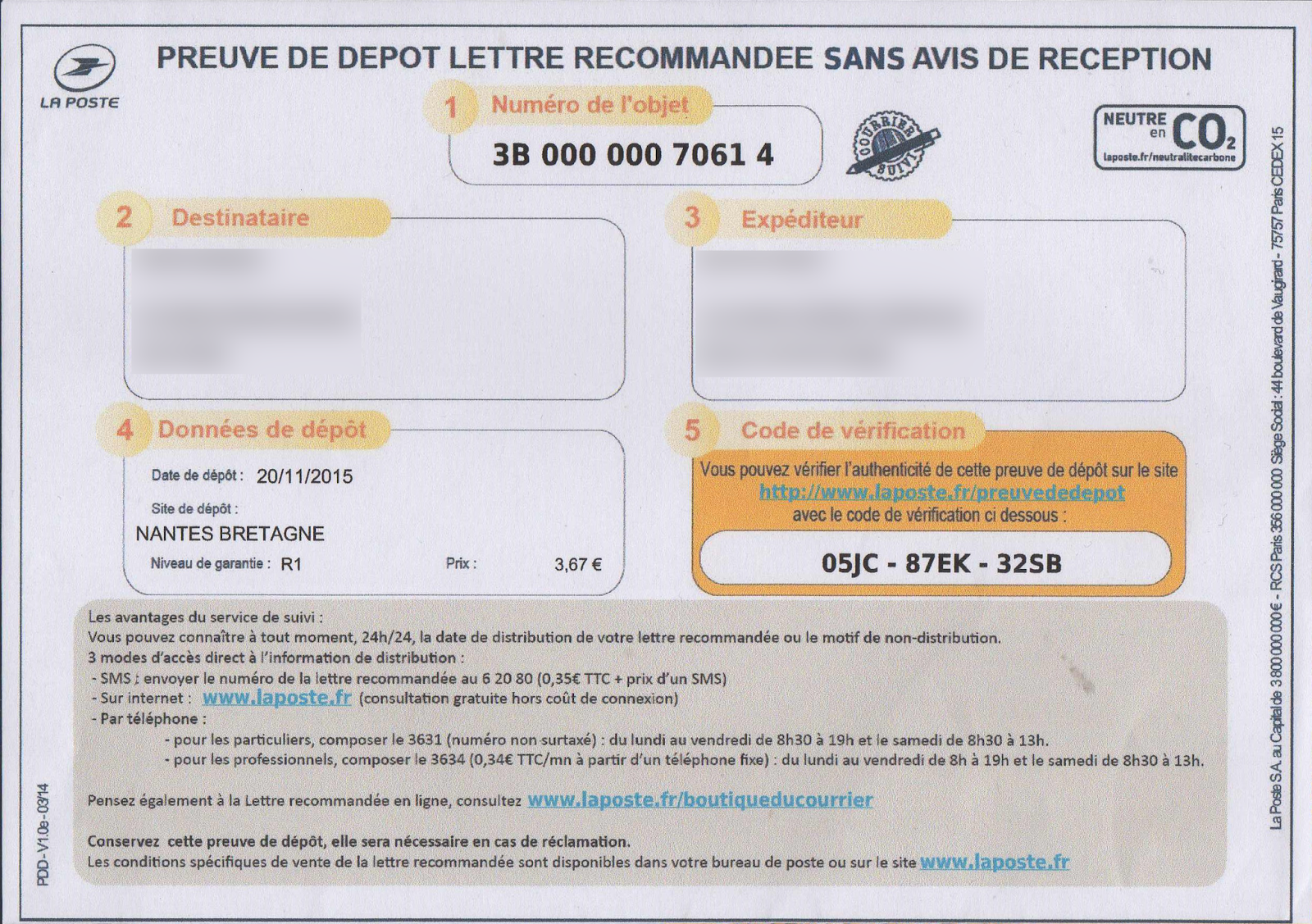 Libre Service Affranchissement Actualité Des Recommandés