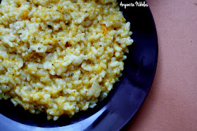 Close up of Slow Cooker Pumpkin Risotto from www.anyonita-nibbles.com 