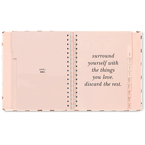 In typical Kate Spade fashion these agendas have fun, motivational ...