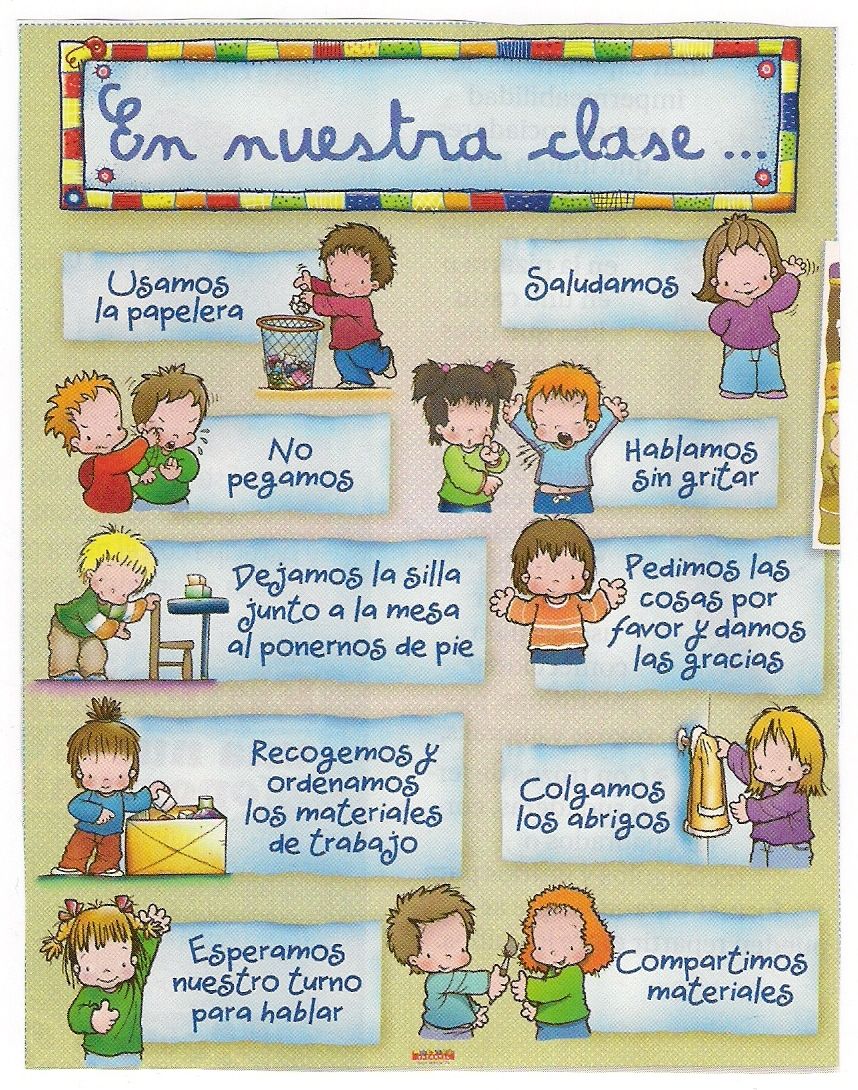 Mi Escuela Divertida: Imágenes de NORMAS a todo color para 