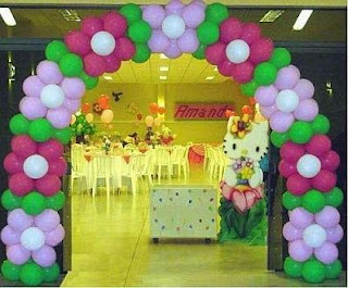 Decoracion de Fiestas Infantiles con Flores, Salones, parte 1