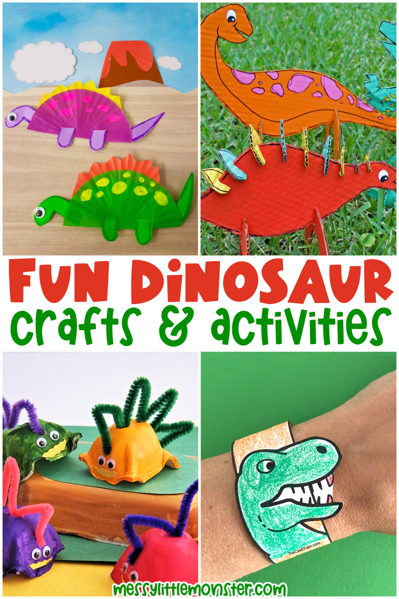 Dino-mite Dinosaur Crafts & Activities for Kids - Messy Little Monster