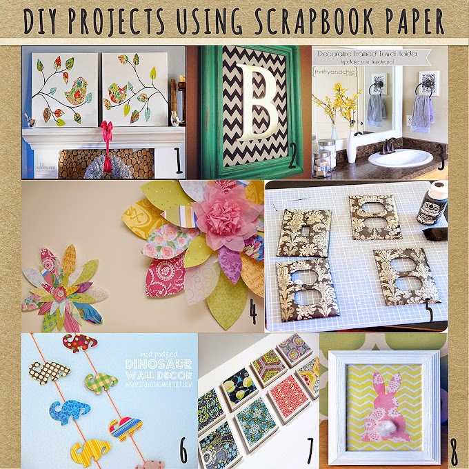 8 DIY Projects Using Scrapbook Paper