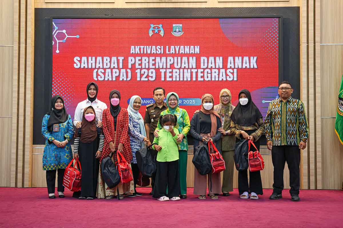 Aktivasi Layanan SAPA 129 Terintegrasi oleh Penjabat Sekretaris Daerah Provinsi Banten
