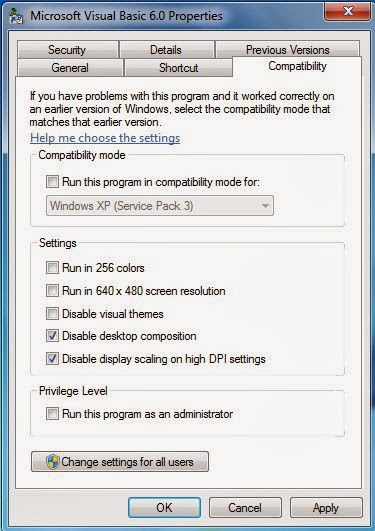 Bab. 6.0.3 Memaksimalkan Visual Basic 6.0 Pada Windows 7