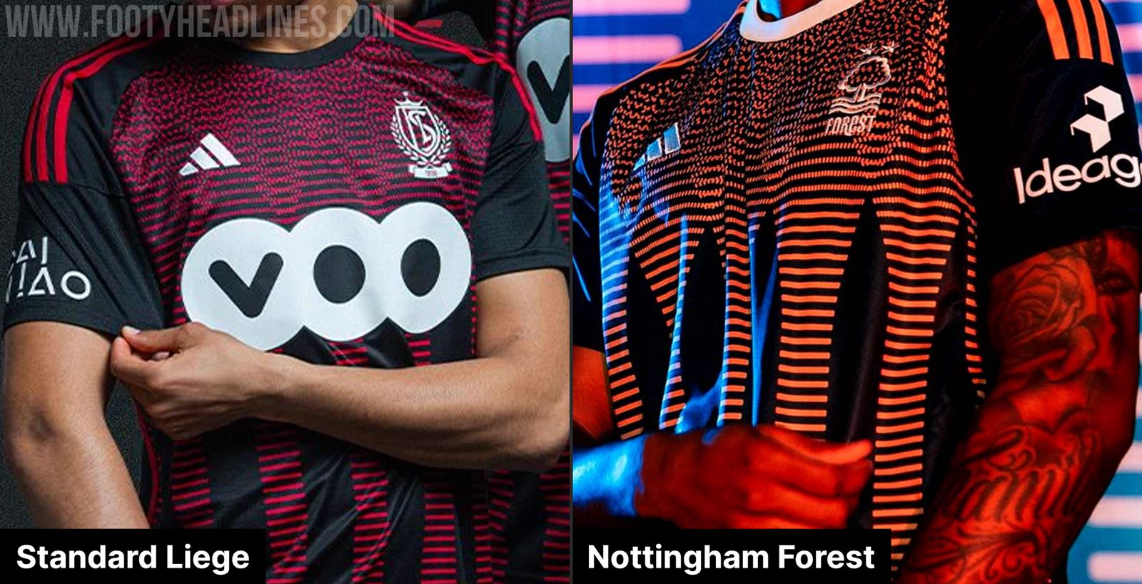 Nottingham Forest 2023/24 adidas Home, Away and Third Kits - FOOTBALL  FASHION