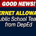 GOOD NEWS! Internet Allowance for Teaching and Non-Teaching Personnel