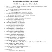 Pharmaceutics MCQs PDF