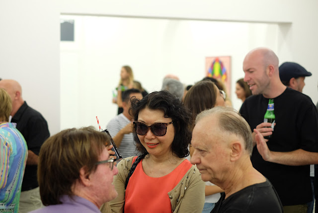 Art crowd at Station Gallery,  Sydney for David Griggs, The sky is the safe place.