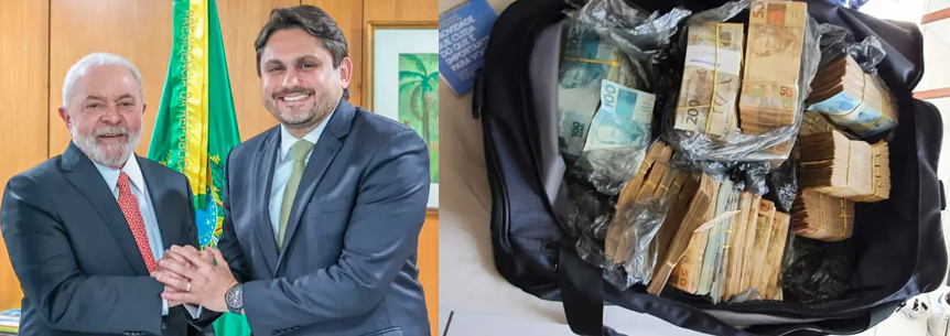 PF apreende mala lotada de dinheiro em operação que mira ministro de Lula