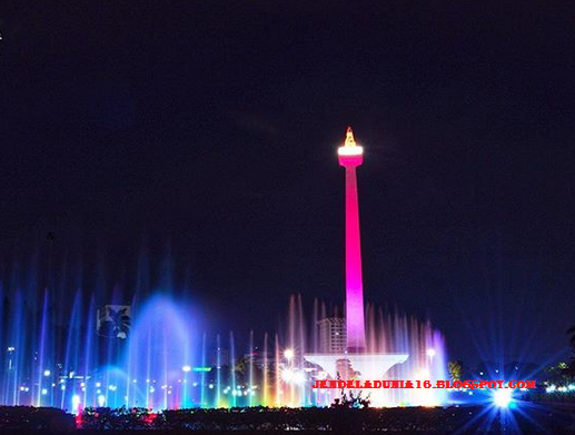 [http://FindWisata.blogspot.com] Pesona Keindahan Air Mancur Menari Monas Jakarta