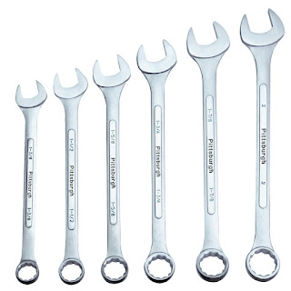 Fractional combination wrench