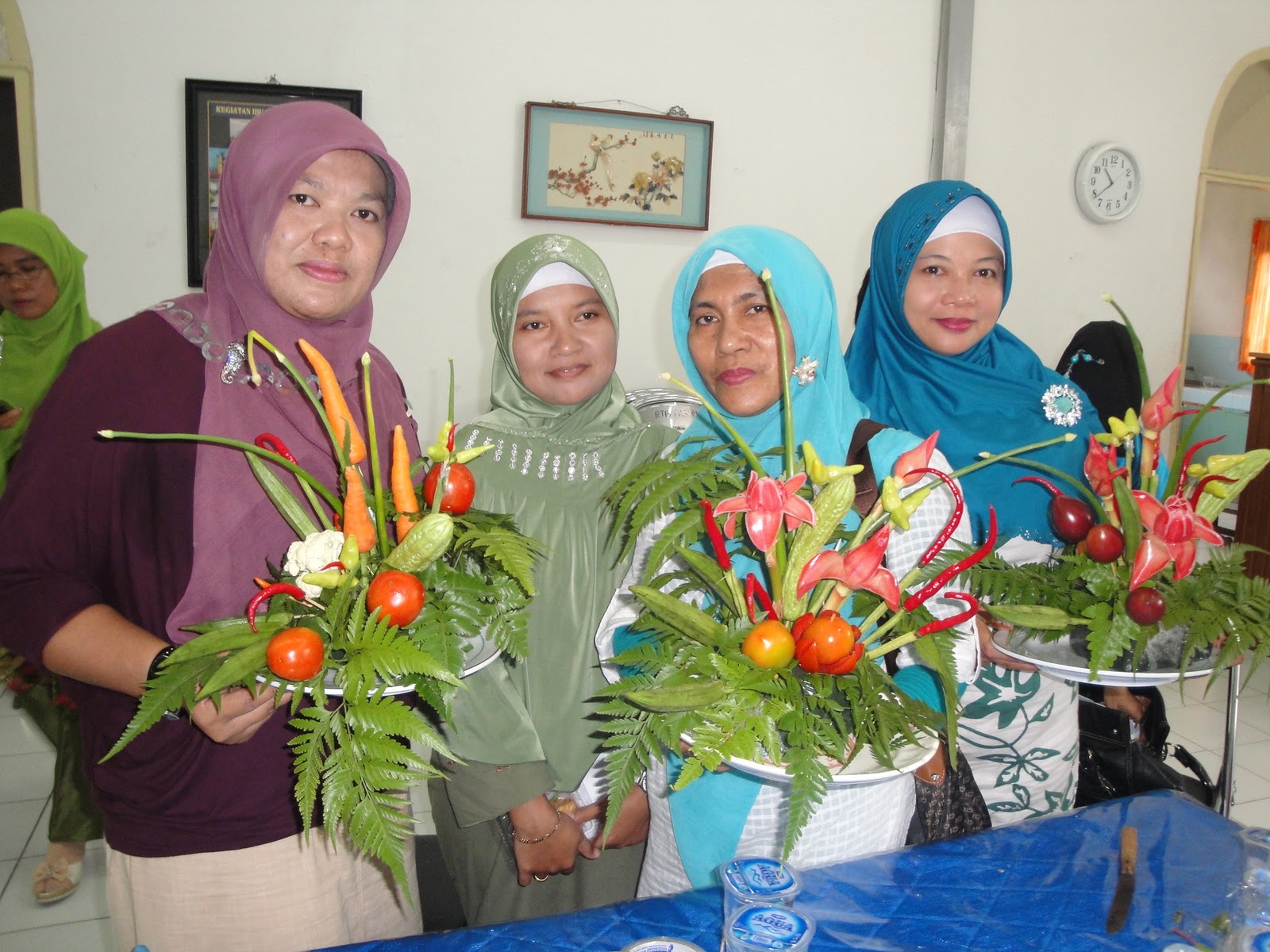 Kursus Merangkai  Buah  dan  sayur  persatuan