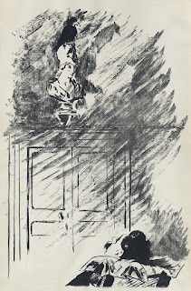 Illustration by French impressionist Édouard Manet for the Stéphane Mallarmé translation of "The Raven", 1875