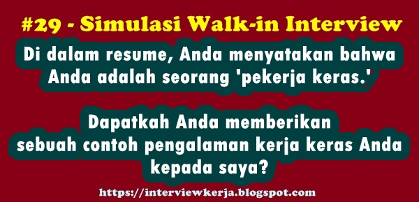 29 tes wawancara contoh interview kerja