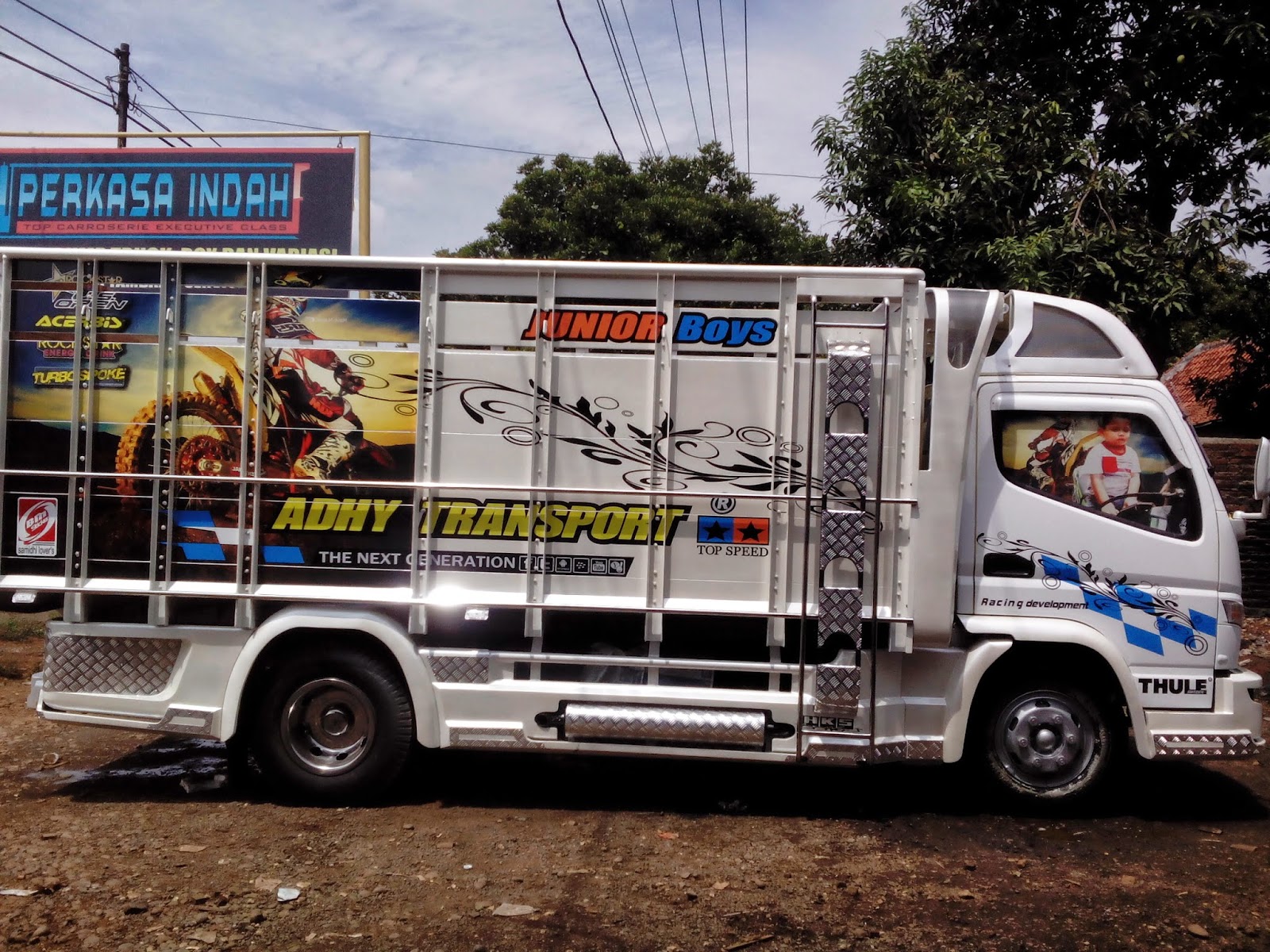 Top Modifikasi Mobil Dam Truk Canter Sobat Modifikasi