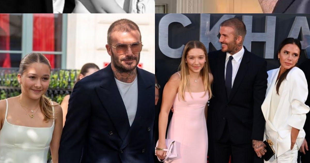 David Beckham has three-word warning as daughter Harper is ‘growing up ...