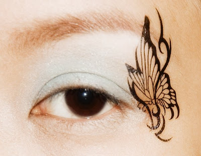 tattoos on eyelids. Move on to the tattooed eye.