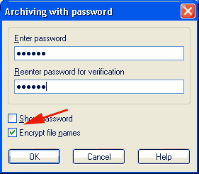 password file rar