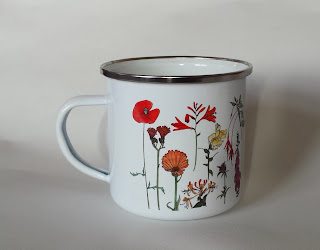 Enamel Flower mug by Alice Draws The Line