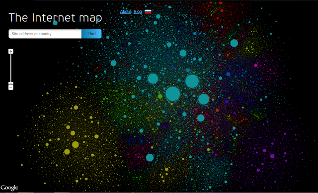 the internet map