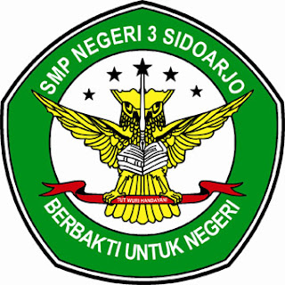 Hasil gambar untuk logo smpn 3 sidoarjo