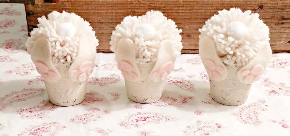 How to Make Potted Easter Bunnies!