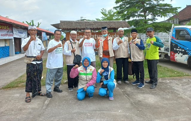 Baznas Buleleng dan LPBI NU Buleleng Kunjungan Kerja Menyerahkan Bantuan Korban Dampak Banjir di Kabupaten Jembrana 