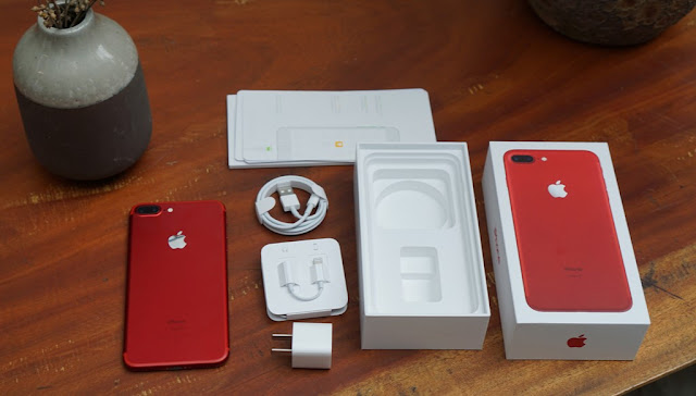 Đập hộp iPhone 7 Plus đỏ
