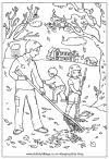 fall coloring pages