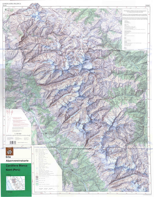 Cordillera Blanca ( Nord ) - 100 000