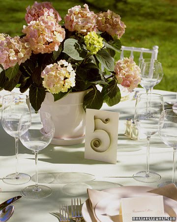 Create your own table setting numbers while adding a little art into your 