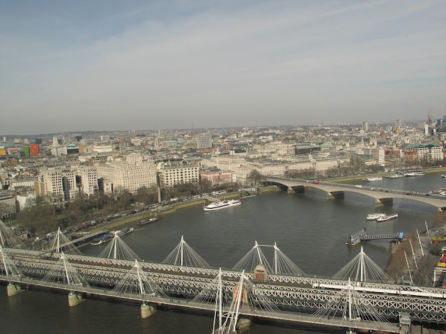 Looking east down the Thames.