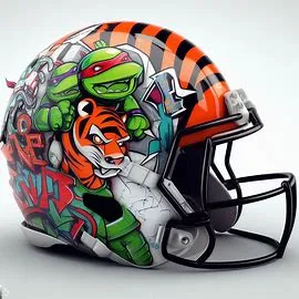 Cincinnati Bengals TMNT Concept Helmet