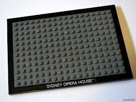 lego sydney opera house - the baseplate