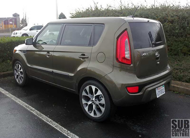 2012 Kia Soul ! rear shot - Subcompact Culture