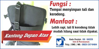 Tas-Ransel-Burung-Kacer-KicauKit-Kantong-Depan-Atas