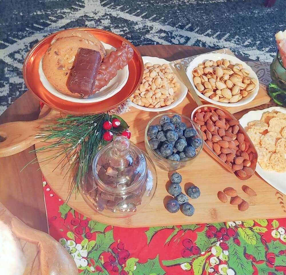 Christmas Movie Night Keto Charcuterie Board