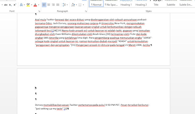 Cara Menghapus dan Menghilangkan Lembar Kosong di Microsoft Word