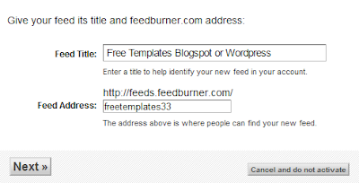 cara pasang kotak form berlangganan Feedburner dengan mudah