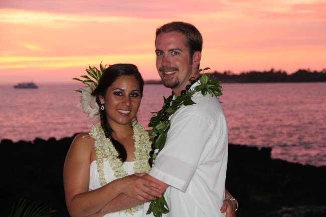 My two best friends Tiffany and Kenny had an intimate Hawaiian wedding at 