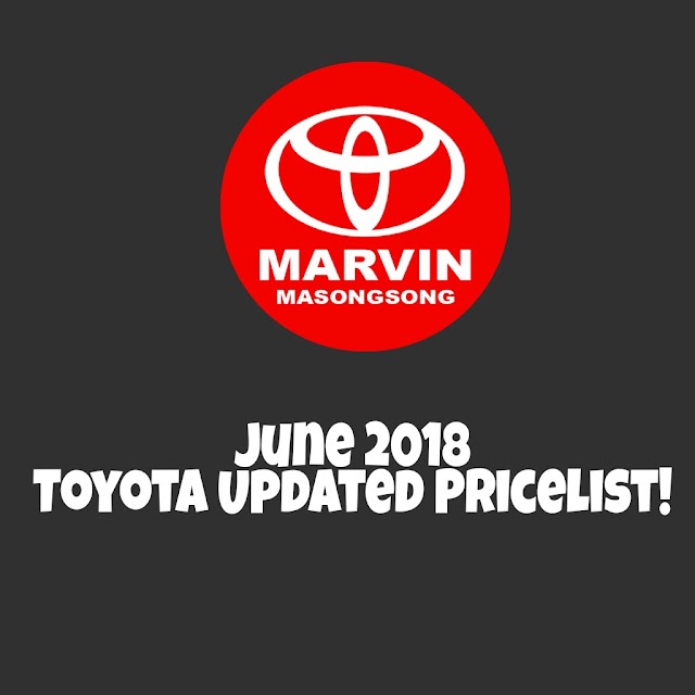 June 2018 Toyota Updated Prices