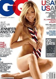 Jennifer Aniston No Clothes on GQ Cover January 2009
