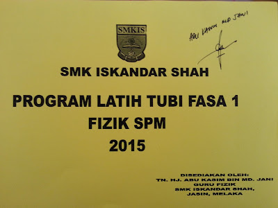 PANITIA FIZIK SMK ISKANDAR SHAH